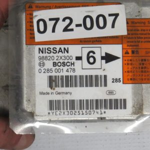 Boitier airbag 98820-2×300 pour NISSAN TERRANO 2 3.0 DI